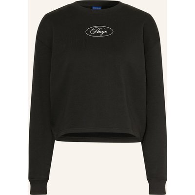 Hugo Sweatshirt Damaswee schwarz