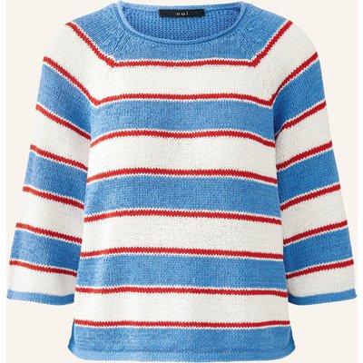 Oui Pullover blau