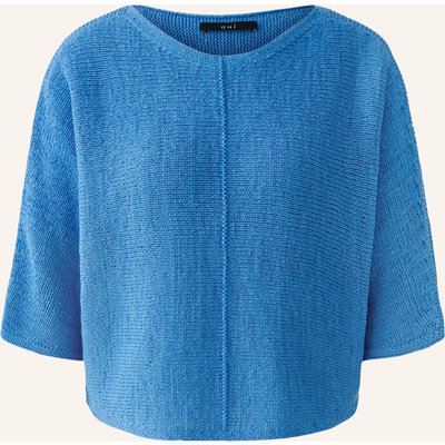 Oui Pullover blau