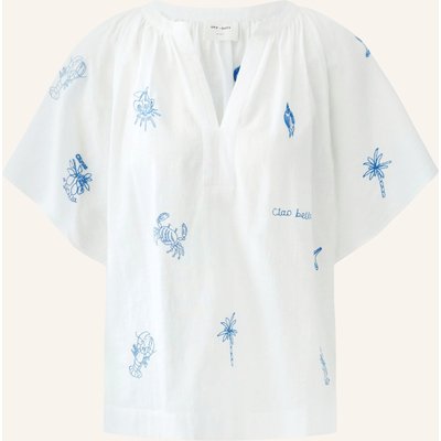 Oui Blusenshirt weiss