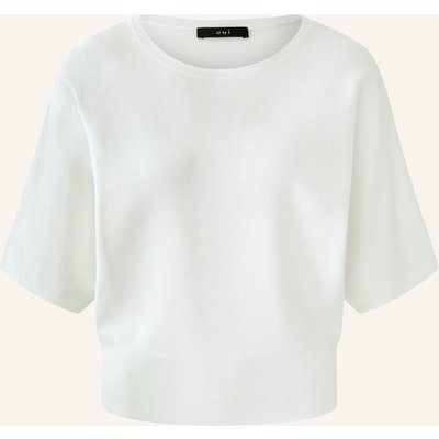 Oui Strickshirt weiss