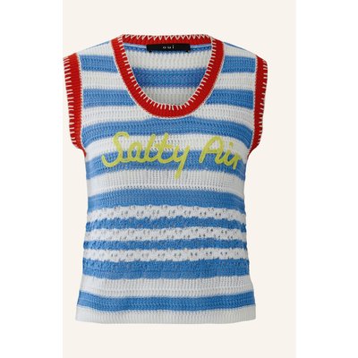 Oui Pullunder blau