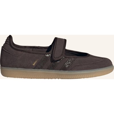 Adidas Originals Mary-Jane-Ballerinas Samba Jane schwarz