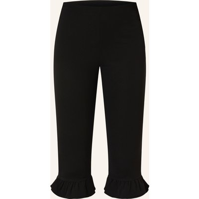 Jacquemus Leggings Le Bermuda Playa Mit Rüschen schwarz