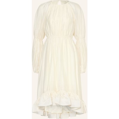 Malina Kleid Leontine Mit Rüschen Und Cut-Outs weiss