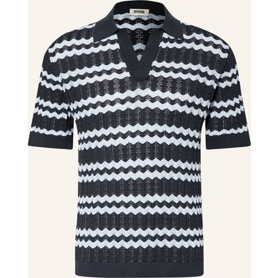 Drykorn Strick-Poloshirt Laurenzzo Regular Fit blau