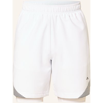 J.Lindeberg 2-In-1-Tennisshorts weiss