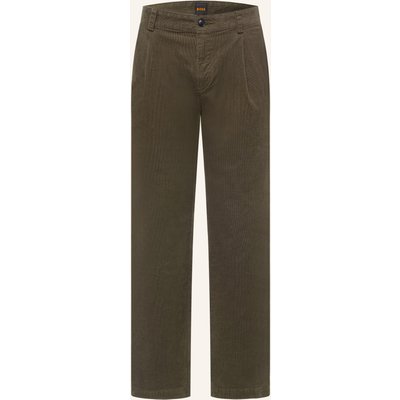 Boss Cordchino Tapered Fit gruen