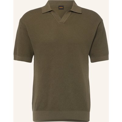 Boss Piqué-Poloshirt Kocello gruen