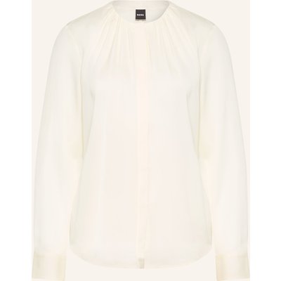 Boss Bluse Banorah Mit Seide weiss