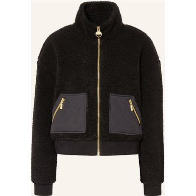 Barbour International Teddyfell-Jacke Gea schwarz