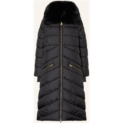 Barbour International Steppmantel Longline Cyrus schwarz