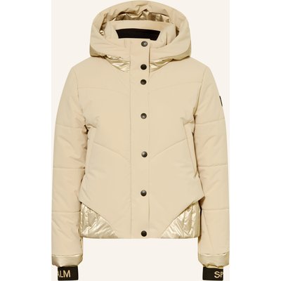 Sportalm Skijacke Mit Glitzergarn beige
