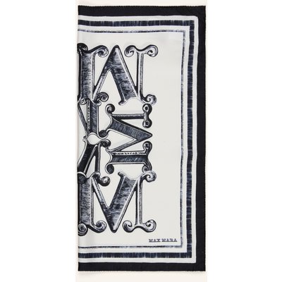 Max Mara Seidentuch Mito blau