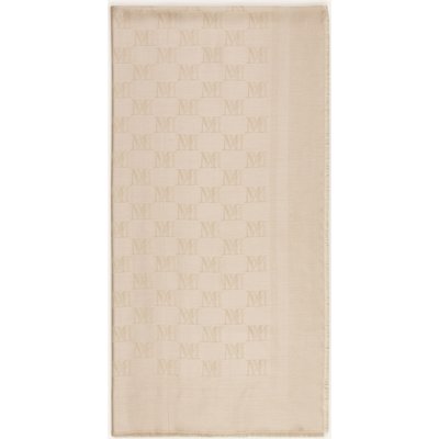 Max Mara Schal Gelato Mit Seide beige
