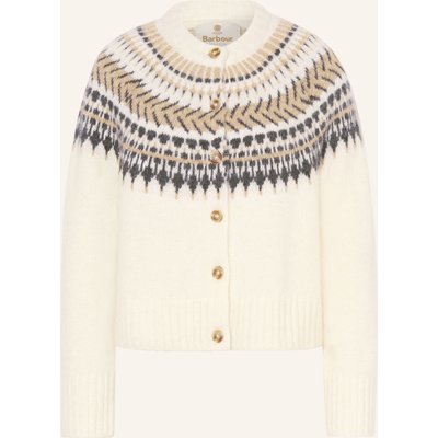 Barbour Strickjacke Pauline Mit Alpaka weiss