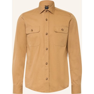 Boss Hemd Rob Casual Fit beige