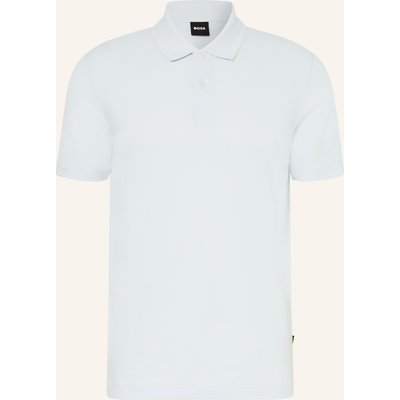 Boss Piqué-Poloshirt Parlay blau