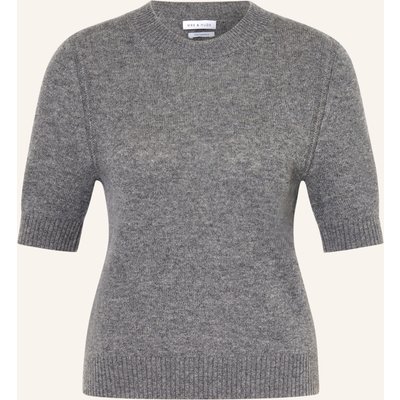 Mrs & Hugs Strickshirt Aus Cashmere grau