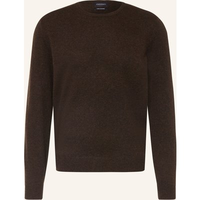 Strokesman's Cashmere-Pullover braun