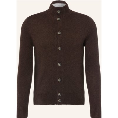 Strokesman's Strickjacke Aus Cashmere braun