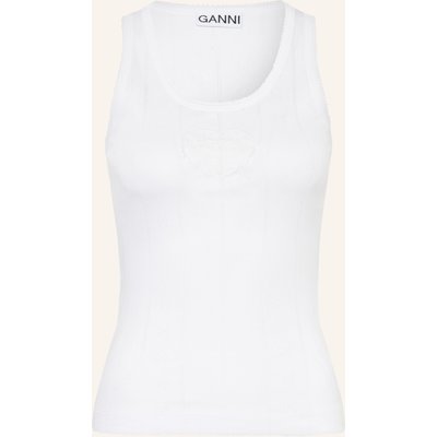 Ganni Stricktop weiss