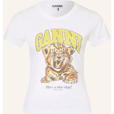 Ganni T-Shirt weiss
