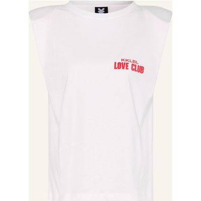 Karo Kauer Tanktop weiss