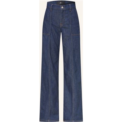 7 For All Mankind Wide Leg Jeans Lotta blau