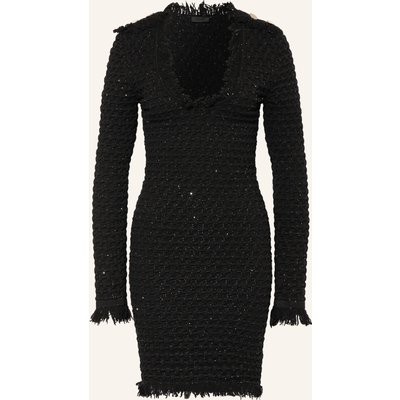 Liu Jo Strickkleid Mit Pailletten schwarz