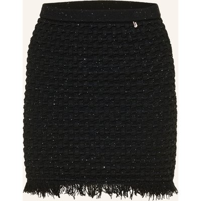 Liu Jo Strickrock Mit Pailletten schwarz