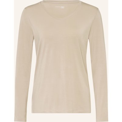 Schiesser Schlafshirt Mix+Relax beige