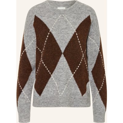 Part Two Pullover Sorayaspw Mit Alpaka grau