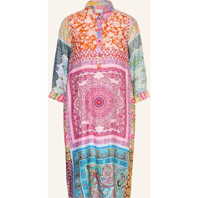 Milano Italy Hemdblusenkleid Mit 3/4-Arm pink