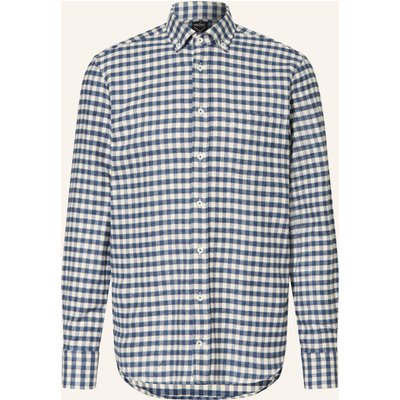 Van Laack Flanellhemd Vl-Roy-Tfk Tailor Fit blau