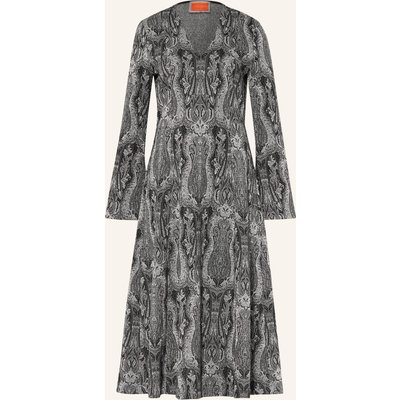 Anna's Kleid Mit Glitzergarn grau