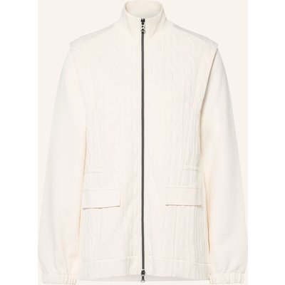 Bogner Sweatjacke Katalina Im Materialmix weiss