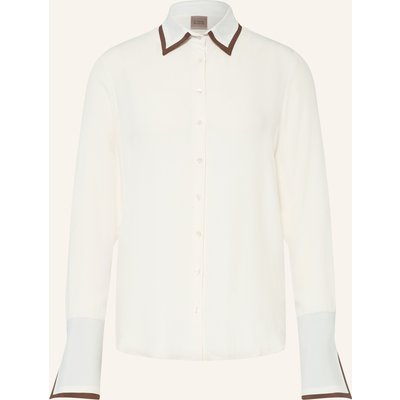 Émanou Hemdbluse Mit Seide weiss