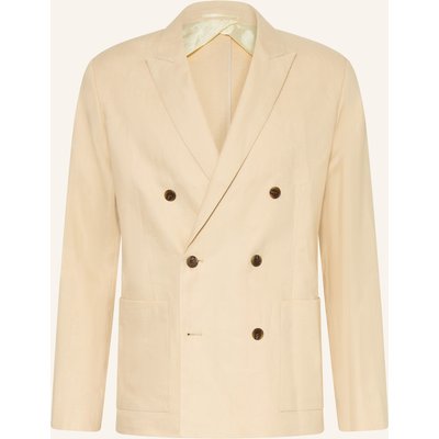 Nn.07 Leinensakko Jordin Regular Fit weiss