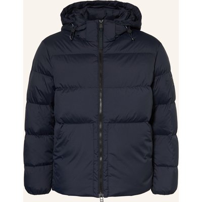 Marc O'polo Daunenjacke Mit Abnehmbarer Kapuze blau
