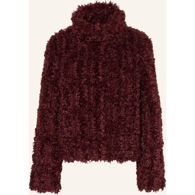 Lilienfels Kunstfell-Jacke rot
