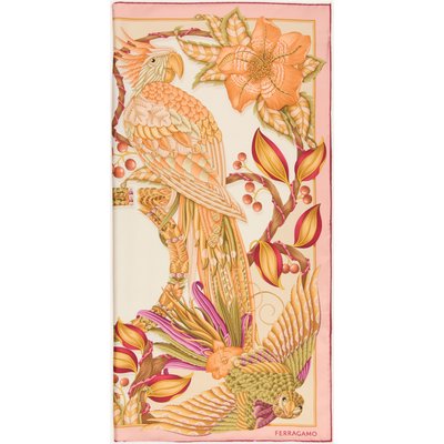 Ferragamo Seidentuch orange