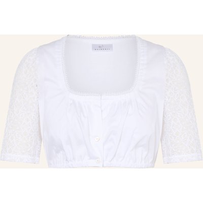 Waldorff Dirndlbluse Lola Mit Spitze weiss
