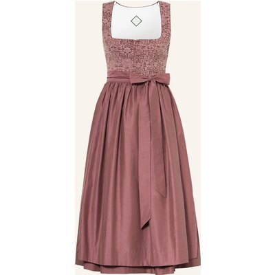 Waldorff Dirndl Nica Mit Leinen rosa