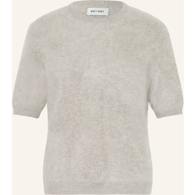 Soft Goat Strickshirt Aus Cashmere grau