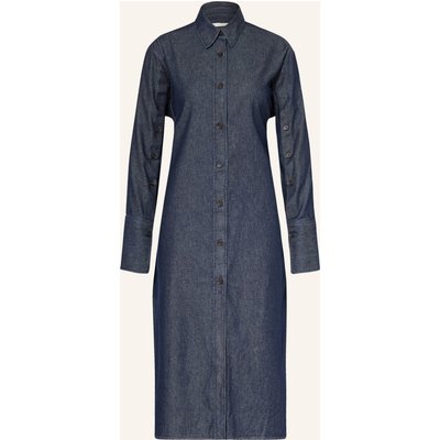 Lilienfels Hemdblusenkleid In Jeansoptik blau
