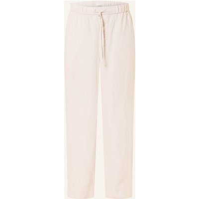 Arket Leinenhose Regular Fit beige