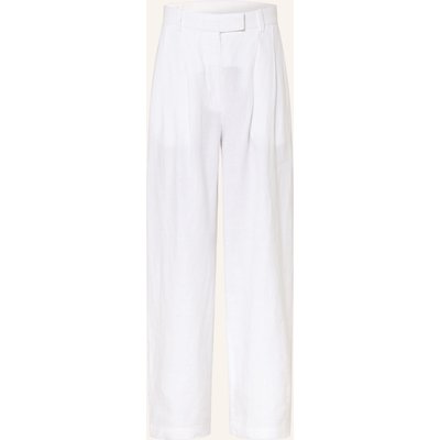 Arket Marlenehose Sally Aus Leinen weiss