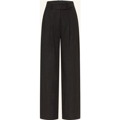 Arket Marlenehose Sally Aus Leinen schwarz