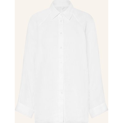Arket Hemdbluse Aus Leinen weiss